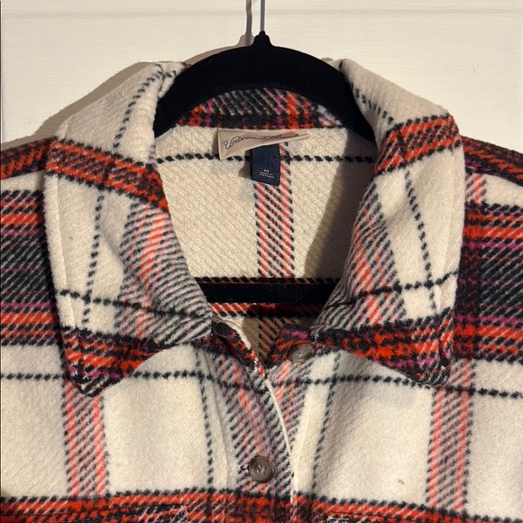 Plaid Button-Up Jacket - Picture 2 of 4